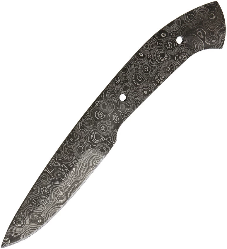Alabama Damascus Steel 8" Full Tang Fixed Blade Knife Blank S039 3 Alabama Damascus Steel 8" Full Tang Fixed Blade Knife Blank S039