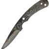 Alabama Damascus Steel Full Tang Black 6.5" Fixed Blade Knife Blank S056 -Knives = the best. ADS056