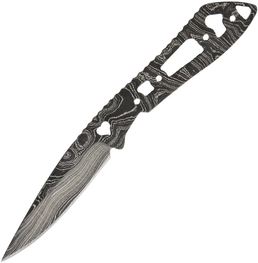 Alabama Damascus Steel Heart Cutout Full Tang Fixed Blade Knife Blank S094 3 Alabama Damascus Steel Heart Cutout Full Tang Fixed Blade Knife Blank S094