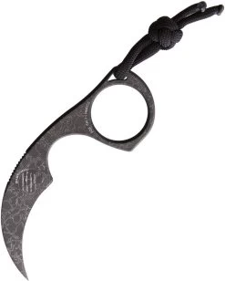 Bastinelli Creations Diagnostic Skull Karambit N690Co Fixed Blade Knife 05S