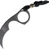 Bastinelli Creations Diagnostic Black N690Co Fixed Blade Karambit Knife 05Z -Knives = the best. BAS05Z
