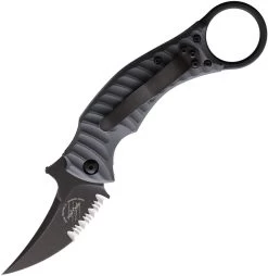 Bastinelli Creations Mako Linerlock Serrated N690 Karambit Folding Knife 18g