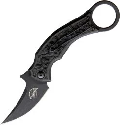 Bastinelli Creations Mako Linerlock Bronze N690 Karambit Folding Knife 18z