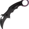 Brighten Blades Moonstruck Karambit Framelock Carbon Fiber Folding Pocket Knife 599TICL -Knives = the best. BB599TICL