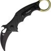 Brighten Blades Moonstruck Karambit Framelock Carbon Fiber Folding Pocket Knife 599TICP -Knives = the best. BB599TICP