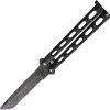 Bear & Son Armour Piercing Balisong Black Damascus Tanto Butterfly Knife 114GXAD 2 Bear & Son Armour Piercing Balisong Black Damascus Tanto Butterfly Knife 114GXAD -Knives = the best. BC114GXAD