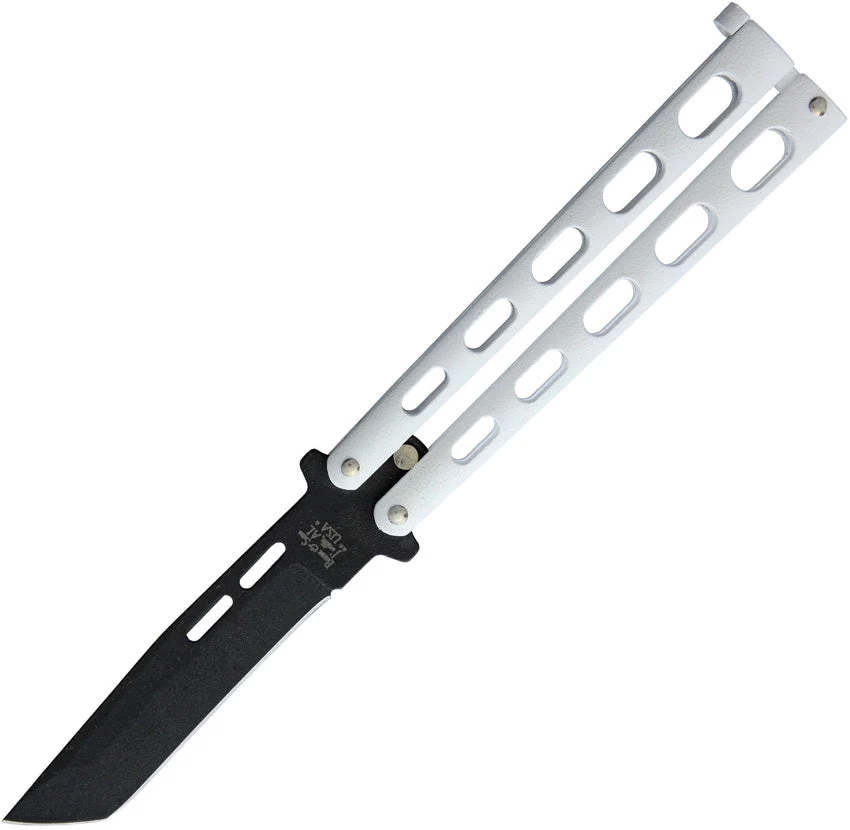 Bear & Son Butterfly White Tanto Balisong Knife 115tanw 3 Bear & Son Butterfly White Tanto Balisong Knife 115tanw