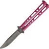 Bear & Son Butterfly Pink Stonewash Knife (Balisong) 117pksw -Knives = the best. BC117PKSW