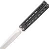 Bear Ops Bear Song VIII Balisong Black Stainless 154CM Tanto Butterfly Knife 810SSBKS -Knives = the best. BC810SSBKS