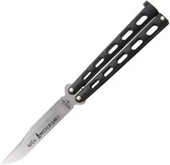 Bear & Son 30th Anniversary 9.25" Black Butterfly Balisong Knife Ann114b