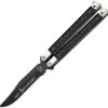 Bear & Son Butterfly Carbon Fiber Knife (Balisong) Cf17 -Knives = the best. BCANNCF17