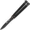 Bear & Son Bear Song IV Black G10 Handle Stainless Blade Balisong CB200B4B -Knives = the best. BCB200B4B