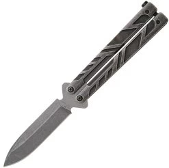 Bear & Son Bear Song VII Balisong Black Titanium 154CM Butterfly Knife B700TISW