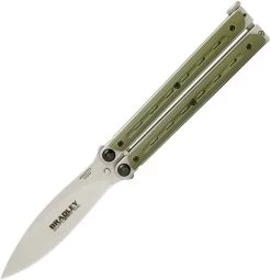 Bradley Cutlery Kimura Butterfly Balisong OD Green G10 Knife - 901