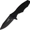 Blackhawk Hornet Linerlock A/O Black G10 Folding D2 Steel Pocket Knife 15H201BK