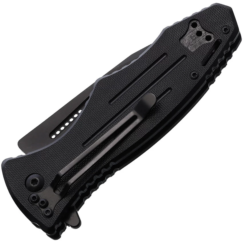 Blackhawk Hornet Linerlock A/O Black G10 Folding D2 Steel Pocket Knife 15H201BK 4 Blackhawk Hornet Linerlock A/O Black G10 Folding D2 Steel Pocket Knife 15H201BK - Image 2
