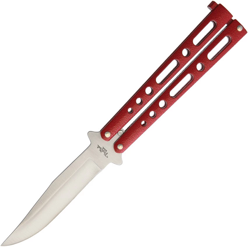 Benchmark Balisong Red Aluminum Knife ( Butterfly) 009 3 Benchmark Balisong Red Aluminum Knife ( Butterfly) 009
