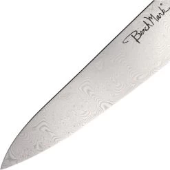Benchmark Chef's Japanese Curly Birch & Resin Damascus Kitchen Knife 122 -Knives = the best. BMK122 add 02