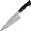 Benchmark Chef's Damascus Black Rosewood Damascus Kitchen Knife 125 -Knives = the best. BMK125