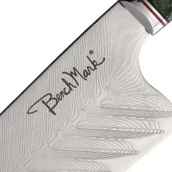 Benchmark Chef's Damascus Black Rosewood Damascus Kitchen Knife 125 -Knives = the best. BMK125 add 02