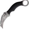 BucknBear Venom Karambit Fixed Blade Knife Black Micarta Damascus 1230KMB -Knives = the best. BNB1230KMB