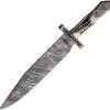 BucknBear Big Game Texas Bowie Stag Damascus Fixed Blade Knife W/ Sheath 16305 2 BucknBear Big Game Texas Bowie Stag Damascus Fixed Blade Knife W/ Sheath 16305 -Knives = the best. BNB16305