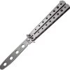 Boker Magnum Balisong Trainer 2nd Generation Stonewash Stainless Blunt Tip Knife M01MB612 -Knives = the best. BOM01MB612