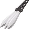 Boker Magnum Set Of 3 Double Edge Black Profi I Fixed Throwing Knives - M02GL193 -Knives = the best. BOM02GL193
