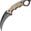 Boker Magnum Tan Spike Karambit Fixed Blade Finger Ring Full Tang Knife - M02SC028 -Knives = the best. BOM02SC028
