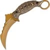 Boker Magnum Raptors Claw Bronze 440A Karambit G10 Fixed Blade Knife 02SC032 -Knives = the best. BOM02SC032