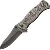 Browning River Stone Framelock A/O Black Sculpted Aluminum Folding D2 Pocket Knife 0468 -Knives = the best. BR0468