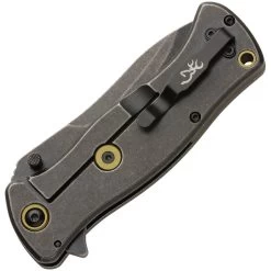 Browning River Stone Framelock A/O Black Sculpted Aluminum Folding D2 Pocket Knife 0468 8 Browning River Stone Framelock A/O Black Sculpted Aluminum Folding D2 Pocket Knife 0468 -Knives = the best. BR0468 add 02