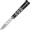 Brous Blades BlackCELL Balisong Stonewash Black G10 Handle Butterfly Knife 253 -Knives = the best. BRB253