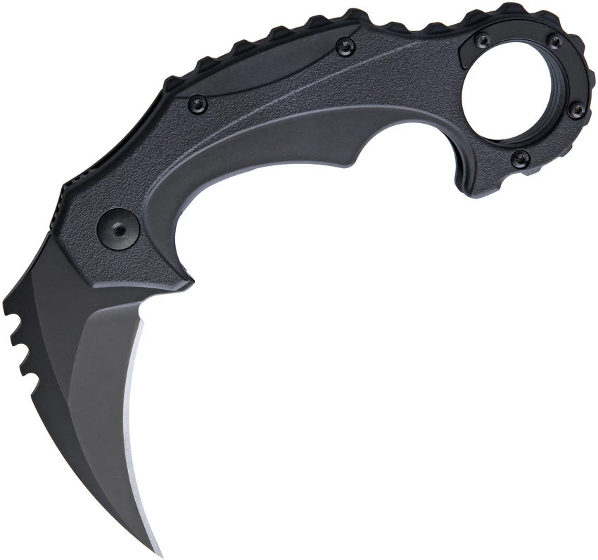 Brous Blades Enforcer Imported Linerlock Blackout Karambit Folding Knife M001b 3 Brous Blades Enforcer Imported Linerlock Blackout Karambit Folding Knife M001b