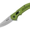 Buck Hexam Pocket Knife A/O Button Lock Green Aluminum Folding 7Cr13MoV 262ODS -Knives = the best. BU262ODS