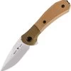 Buck Paradigm Liner Lock A/O Spring Assisted Knife Brown G-10 (3" S35VN) BU590BRS