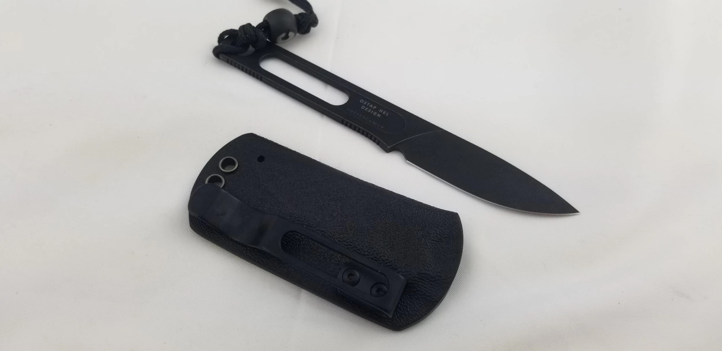 Civivi Minimis Black 10Cr15CoMoV Fixed Blade Neck Knife W/ Kydex Sheath 200261 9 Civivi Minimis Black 10Cr15CoMoV Fixed Blade Neck Knife W/ Kydex Sheath 200261 - Image 7