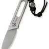 Civivi Minimis Gray 10Cr15CoMoV Fixed Blade Neck Knife W/ Kydex Sheath 200262 -Knives = the best. CIVC200262