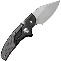 Civivi Typhoeus Folding Push Dagger Knife Black & Gray Aluminum 14C28N Blade W/ Sheath 210363 -Knives = the best. CIVC210363 add 06