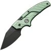 Civivi Typhoeus Folding Push Dagger Knife Green Aluminum 14C28N Blade W/ Sheath 210364 -Knives = the best. CIVC210364