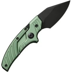 Civivi Typhoeus Folding Push Dagger Knife Green Aluminum 14C28N Blade W/ Sheath 210364 -Knives = the best. CIVC210364 add 03
