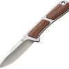 Civivi Mini Elementum Brown Linen Micarta Nitro-V Fixed Blade Neck Knife 230102 -Knives = the best. CIVC230102