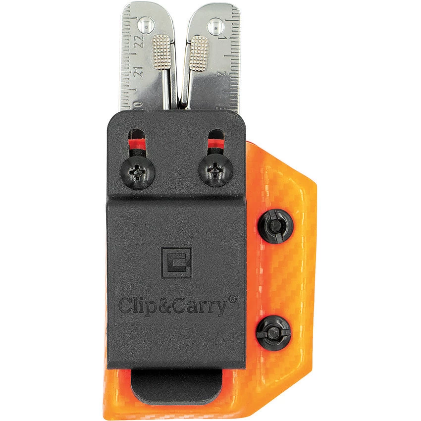 Clip & Carry Orange Kydex Victorinox Swiss Multi-Tool Models Belt Sheath 048 4 Clip & Carry Orange Kydex Victorinox Swiss Multi-Tool Models Belt Sheath 048 - Image 2