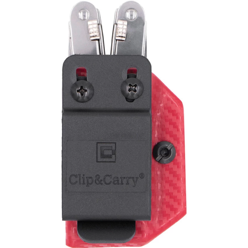 Clip & Carry Red Kydex Victorinox Spirit Multi-Tool Models Belt Sheath 073 4 Clip & Carry Red Kydex Victorinox Spirit Multi-Tool Models Belt Sheath 073 - Image 2