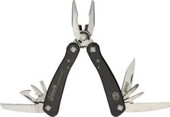 Coleman Black Aluminum Multi-Tool Pliers Bottle Opener Screwdriver NSS004