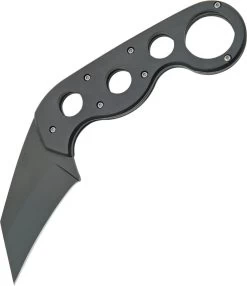 Combat Ready Karambit Black Stainless Fixed Blade Knife W/ Sheath 037
