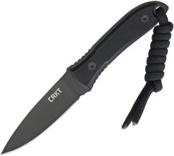 Crkt Carson Neck Knife 5.5" G10 Black Blade F402kn