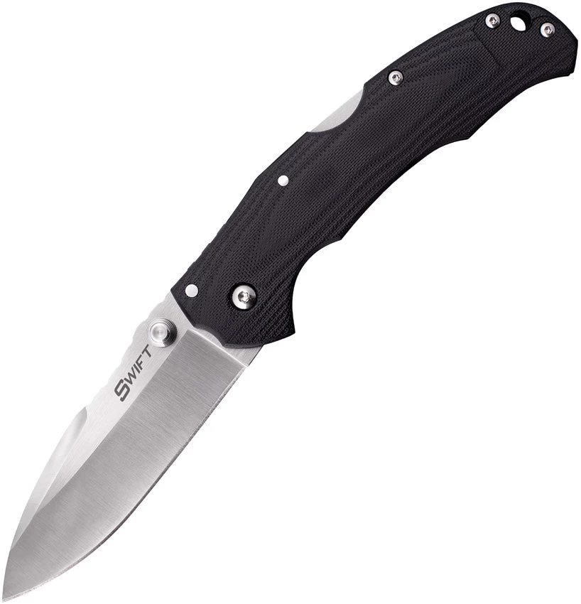 Cold Steel Swift I A/O Lockback Stainless Blade Black G10 Handle 22A 3 Cold Steel Swift I A/O Lockback Stainless Blade Black G10 Handle 22A