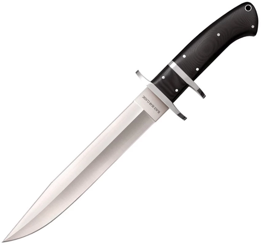 Cold Steel San Mai Black Bear Classic Black G10 VG-10 Fixed Blade Bowie Knife 35AR 3 Cold Steel San Mai Black Bear Classic Black G10 VG-10 Fixed Blade Bowie Knife 35AR