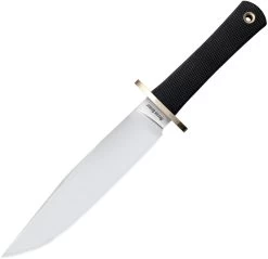 Cold Steel Recon Scout Bowie Black Smooth Carbon Steel Fixed Blade Knife 37RS